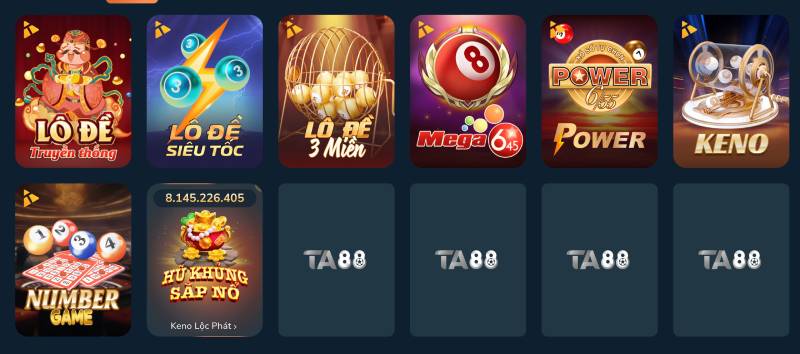 Những hình thức lô đề nổi bật tại TA88