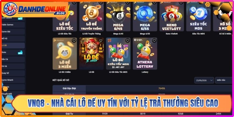 VNQ8 - Nhà Cái Lô Đề Uy Tín Với Tỷ Lệ Trả Thưởng Siêu Cao 1 VNQ8 - Nhà Cái Lô Đề Uy Tín Với Tỷ Lệ Trả Thưởng Siêu Cao